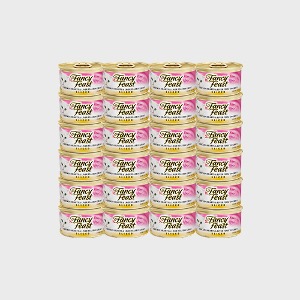 [리뉴얼] 퓨리나 팬시피스트 캣 화이트라벨 주식캔 치킨 앤 리버 85g × 24개 